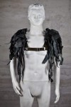 Men's chest harness with epaulettes