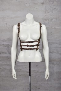 Apocalyptic leather chest harness