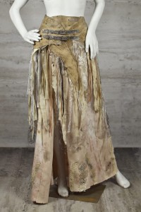 Wasteland Queen: Layered Maxi Skirt - 3in1