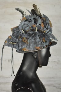 Handcrafted Dystopian Warrior Helmet