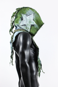 Mutant Lizard Denim Hood 