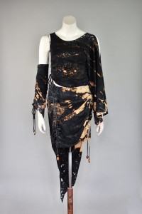Bleached Cotton Asymmetrical Set