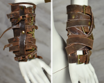 Botanist of Hope: leather bracers