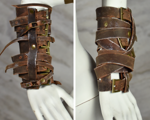 Botanist of Hope: leather bracers