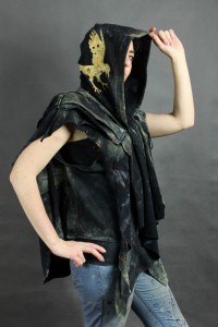 Hooded Raven Vest