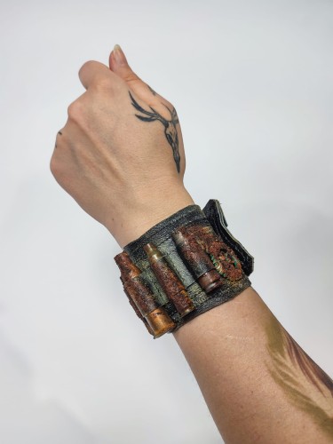 Wasted Couture _Bransoletka_wrap z nabojami i rdzą .jpg