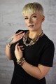 Wasted Couture _Naszyjnik_skórzany biały z nakrętkami i łańcuchami RDZEWIONY .JPG