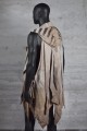 Wasted Couture kamizelka poncho szare barwione bawełniane (1).JPG