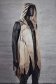 Wasted Couture kamizelka poncho szare barwione bawełniane (5).JPG