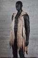 Wasted Couture kamizelka poncho szare barwione bawełniane (9).JPG