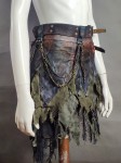 Flame Biker: Layered Wrap Skirt