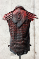 Wasted Couture Kamizelka skórzana ćwiekowana czarna czerwona (9).png