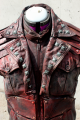 Wasted Couture Kamizelka skórzana ćwiekowana czarna czerwona (2).png